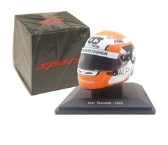 Miniatura Capacete Arai - Yuki Tsunoda - F1 2022 - 1/5 Spark