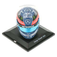 Miniatura Capacete George Russell F1 Japão 2022 - 1/5 Spark