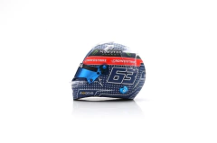 Miniatura Capacete George Russell F1 Japão 2022 - 1/5 Spark