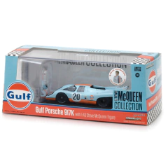 Miniatura Porsche 917K #20 Gulf Racing - Steve McQueen - 1/43 Greenlight