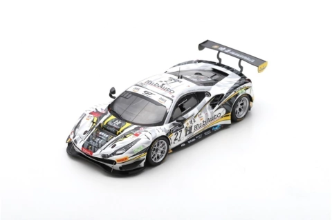 Miniatura Ferrari 488 GT3 EVO #27 HubAuto Corsa - M. Gomes - 24h Spa-Francorchamps 2020 - 1/43 Looksmart