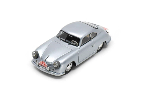 Miniatura Porsche 356 Pre-A 1300 #285 - Rali Monte Carlo 1952 - 1/43 Spark