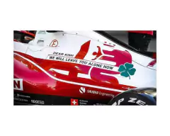 Miniatura Alfa Romeo Sauber C41 #7 F1 - K. Räikkönen - GP Abu Dhabi 2021 - 1/43 Spark
