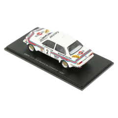 Miniatura BMW 323 E21 Gr.2 #2 Martini Racing - T. Mäkinen - Rally Du Condroz 1980 - 1/43 Spark