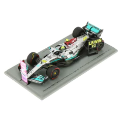 Miniatura Mercedes-Benz AMG W13 F1 #44 - L. Hamilton - GP Brasil 2022 - 1/43 Spark
