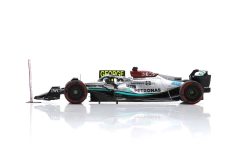 Miniatura Mercedes-Benz AMG W13 F1 #63 - G. Russell - Vencedor GP Brasil 2022 - 1/43 Spark