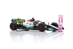 Miniatura Mercedes-Benz AMG W13 F1 #63 - G. Russell - Vencedor GP Brasil 2022 - 1/43 Spark