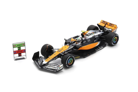 Miniatura McLaren MCL60 #4 F1 - L. Norris - GP Inglaterra 2023 - 1/43 Spark