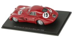 Miniatura Alfa Romeo 8C 2900B Touring Speciale #19 - 24h Le Mans 1938 - 1/43 Spark