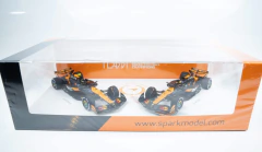 Miniatura Set McLarens MCL38 #4 e #81 F1 - WC Constructors 2024 - 1/43 Spark