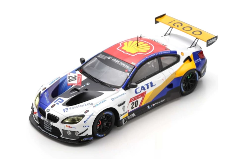 Miniatura BMW M6 GT3 #20 Schubert Motorsport - 24h Nürburgring 2021 - 1/43 Spark