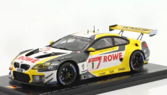 Miniatura BMW M6 GT3 #1 Rowe Racing - Pole 24h Nürburgring 2021 - 1/43 Spark