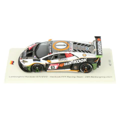 Miniatura Lamborghini Huracán GT3 Evo #63 - 24h Nürburgring 2021 - 1/43 Spark