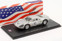 Miniatura Porsche 904 GTS #40 - 12h Sebring 1965 - 1/43 Spark