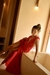 Vestido longo Heloísa vermelho energia - loja online