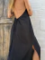Vestido longo Lígia preto - comprar online