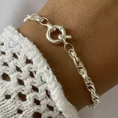 Pulsera Plata 21cm (cod 19234) - comprar online
