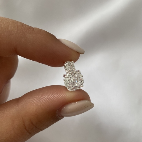 Dije Plata cubic (cod 20984) - comprar online