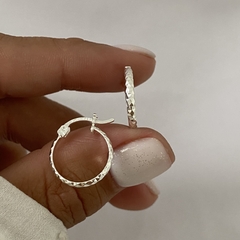 Argollas Plata 14mm par (cod 21740) - comprar online