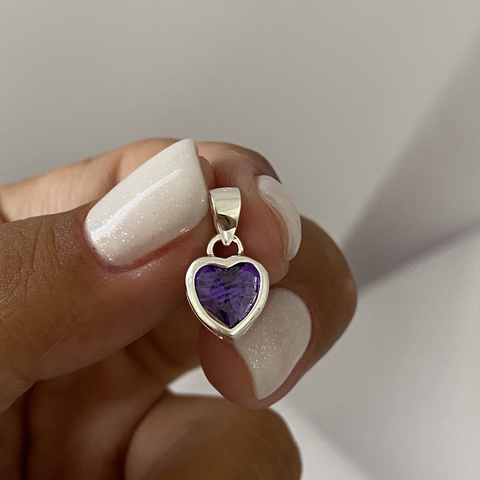 dije plata corazon (cod 13888)