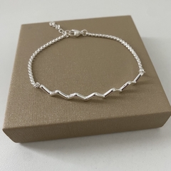 Pulsera acero blanco 18 a 21cm (cod 19999) en internet