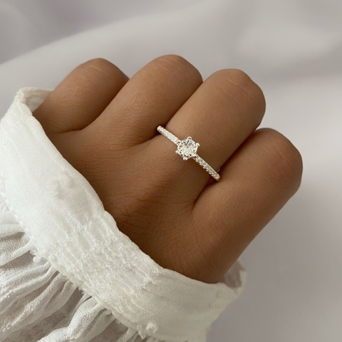 anillo plata (cod 21664) - comprar online