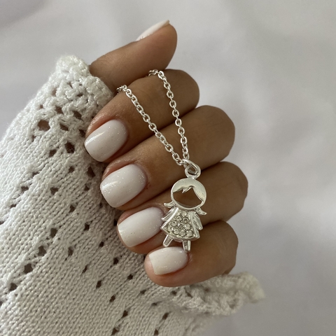 Conjunto acero blanco 45cm nena (cod 20859)