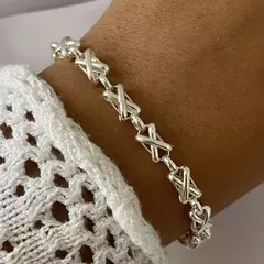 Pulsera Plata 19cm (cod 19236)