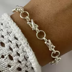 Pulsera Plata 21cm (cod 19230) en internet