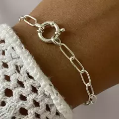 Pulsera Plata 21cm (cod 19232) - comprar online