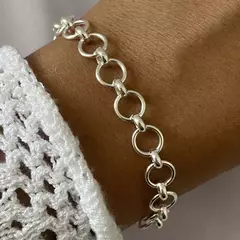 Pulsera Plata 21cm (cod 19229)