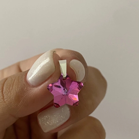 dije acero blanco ESTRELLA (cod 14579) - comprar online