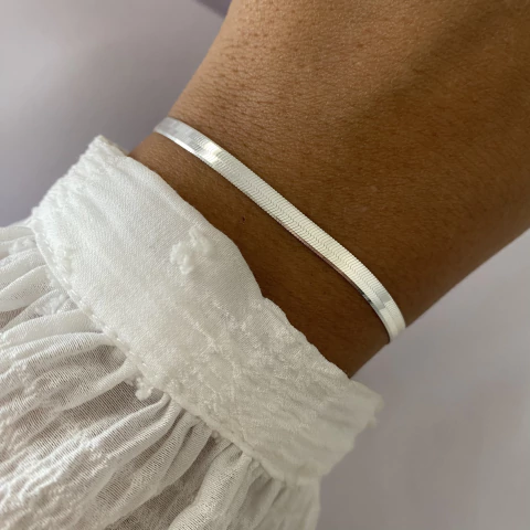 Pulsera Plata 17cm (cod 21953)