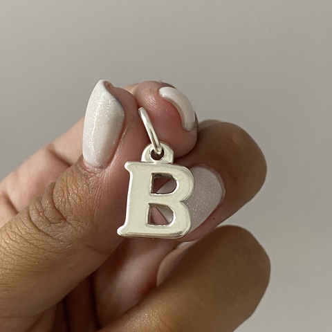 dije plata inicial letra “b” (cod 13403) - comprar online
