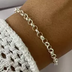 Pulsera Plata 19cm (cod 19235)