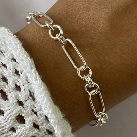 pulsera plata ROLO (cod 14742)