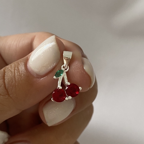 Dije Plata cereza cherry (cod 21369) - comprar online