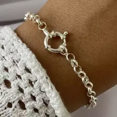 Pulsera Plata 19cm (cod 19235) - comprar online