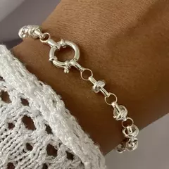 Pulsera Plata 19cm (cod 19239) - comprar online