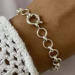 Pulsera Plata 21cm (cod 19229) - comprar online