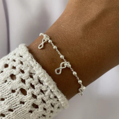 Pulsera Plata 17 a 20cm (cod 18834)