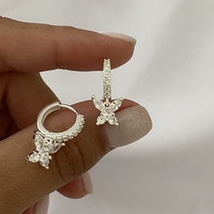 Argollas plata 13mm par (cod 18310)