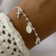 Pulsera Plata 17 a 20cm (cod 18844)