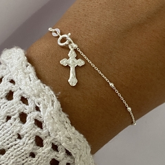 Pulsera Plata 17cm (cod 18294) - comprar online