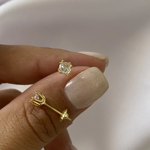 Aros oro 18k par (cod 18610)