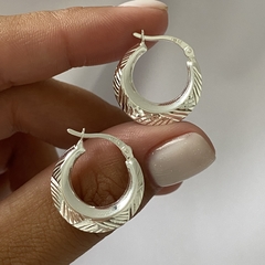 Argollas Plata 12mm par (cod 18823)