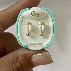 abridores de oro 18k par (cod 15175)