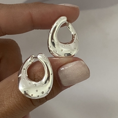 Argollas plata (Cod 15374)