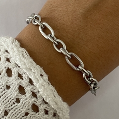 Pulsera acero quirúrgico 19cm (Cod 16543)