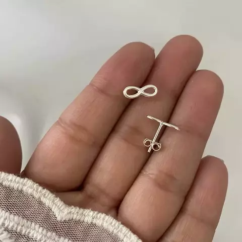 Aros Plata PAR INFINITO (Cod 9421)